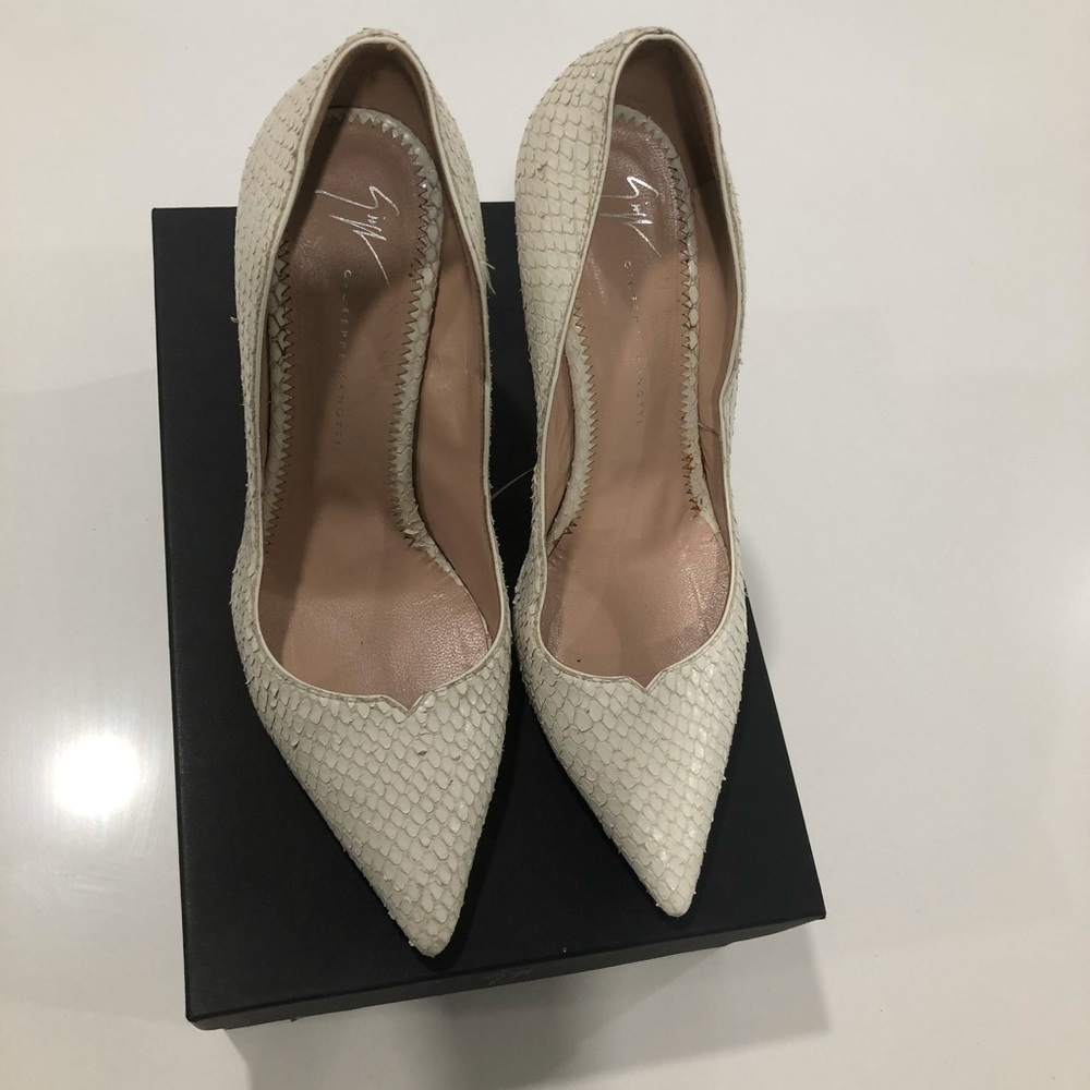 Giuseppe Zanotti Laser Cut Python Pump - image 3